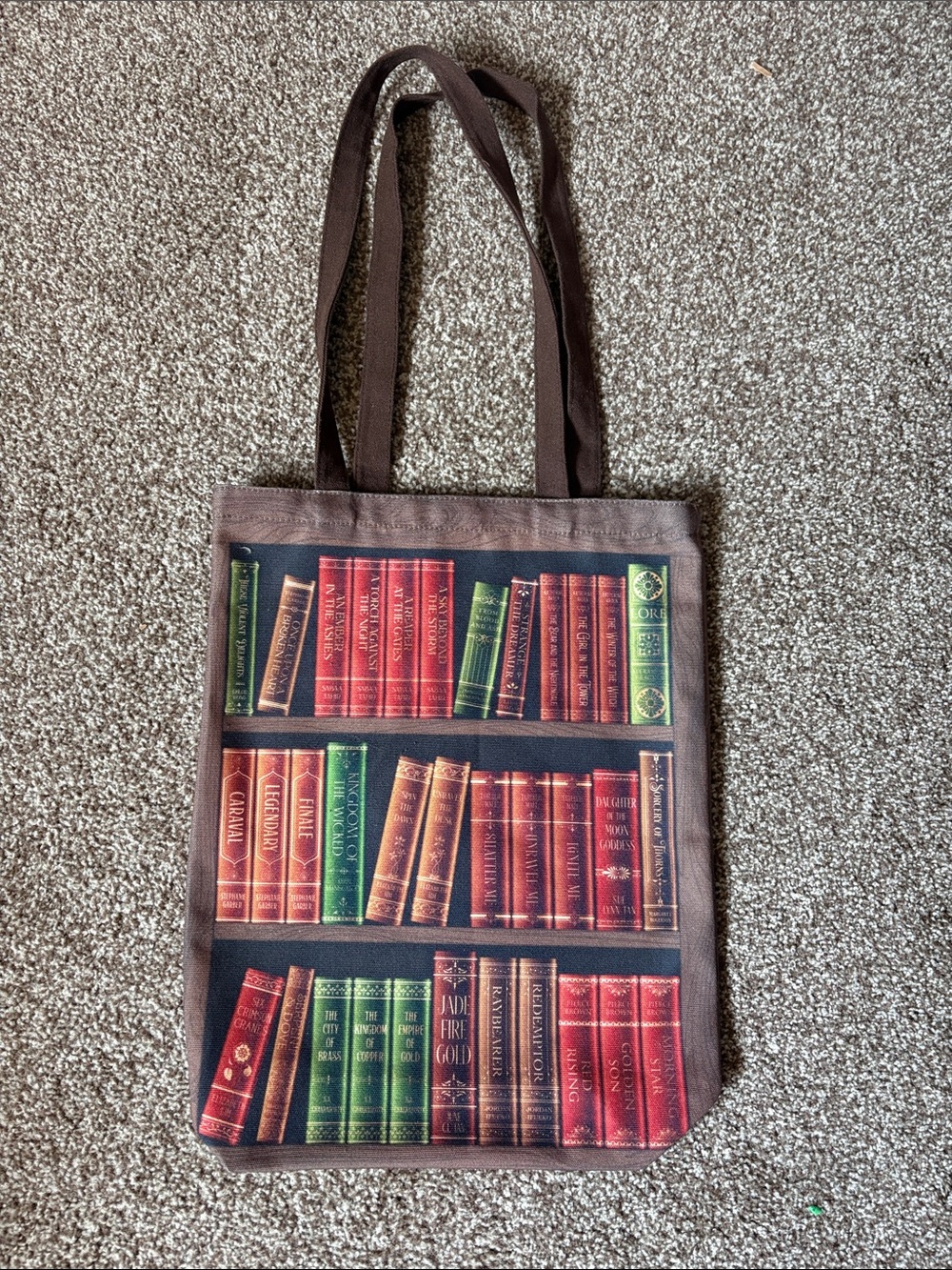fairyloot bookshelf tote bag